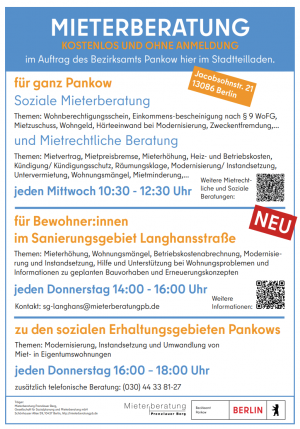 Mieterberatung für unser Sanierungsgebiet