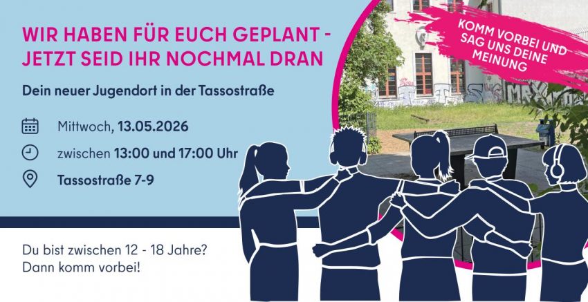 Jugendort Tassostraße - Beteiligung 2026