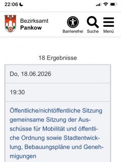 🚨🚨🚨 Übrigens tagt morgen auch der Verkehrs- und Mobilitätsausschuss der Bezirksverordnetenversammlung Pankow. Ein Tagesordnungspunkt ist das Verkehrs- und Mobilitätskonzept im Langhanskiez.  Wann? 18.6. um 19.30 Uhr  Wo? Fröbelstrasse 17, Haus 7  Kommt ALLE 🚨🚨🚨